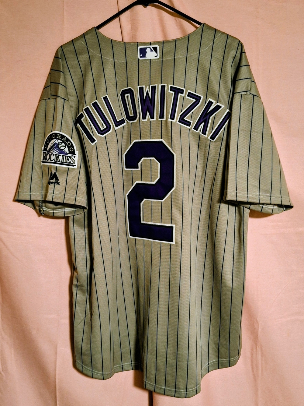 Majestic Colorado Rockies Troy Tulowitzki #2 Baseball Jersey